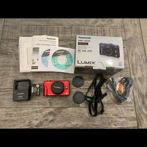 Panasonic Lumix DMC-GF2C Red camera